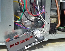how to install the RV-AC-Starter in the air conditioner