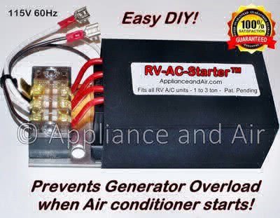 RV AC Starter prevents generator overload